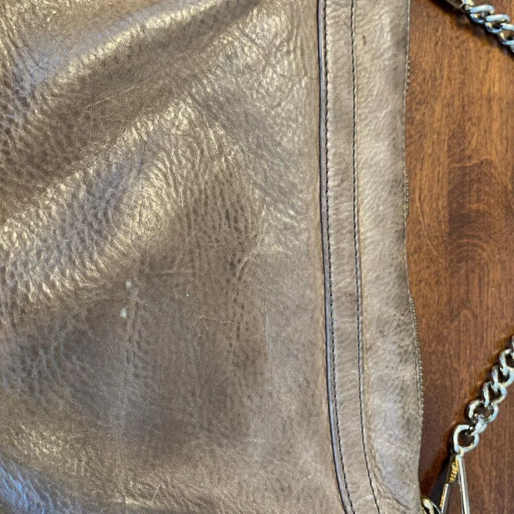 Rebecca Minkoff MAC crossbody bag purse taupe grey